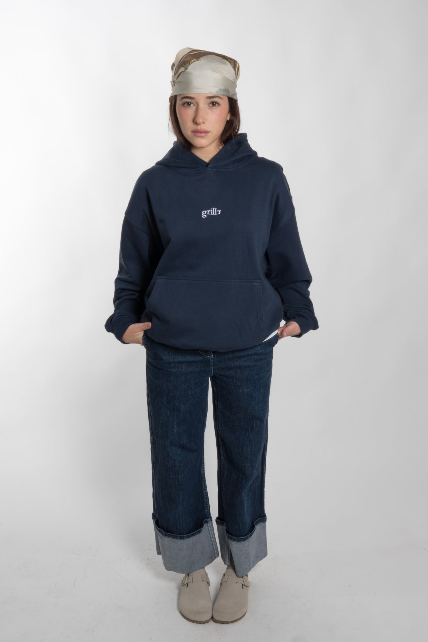 ICON NAVY BLUE HOODIE