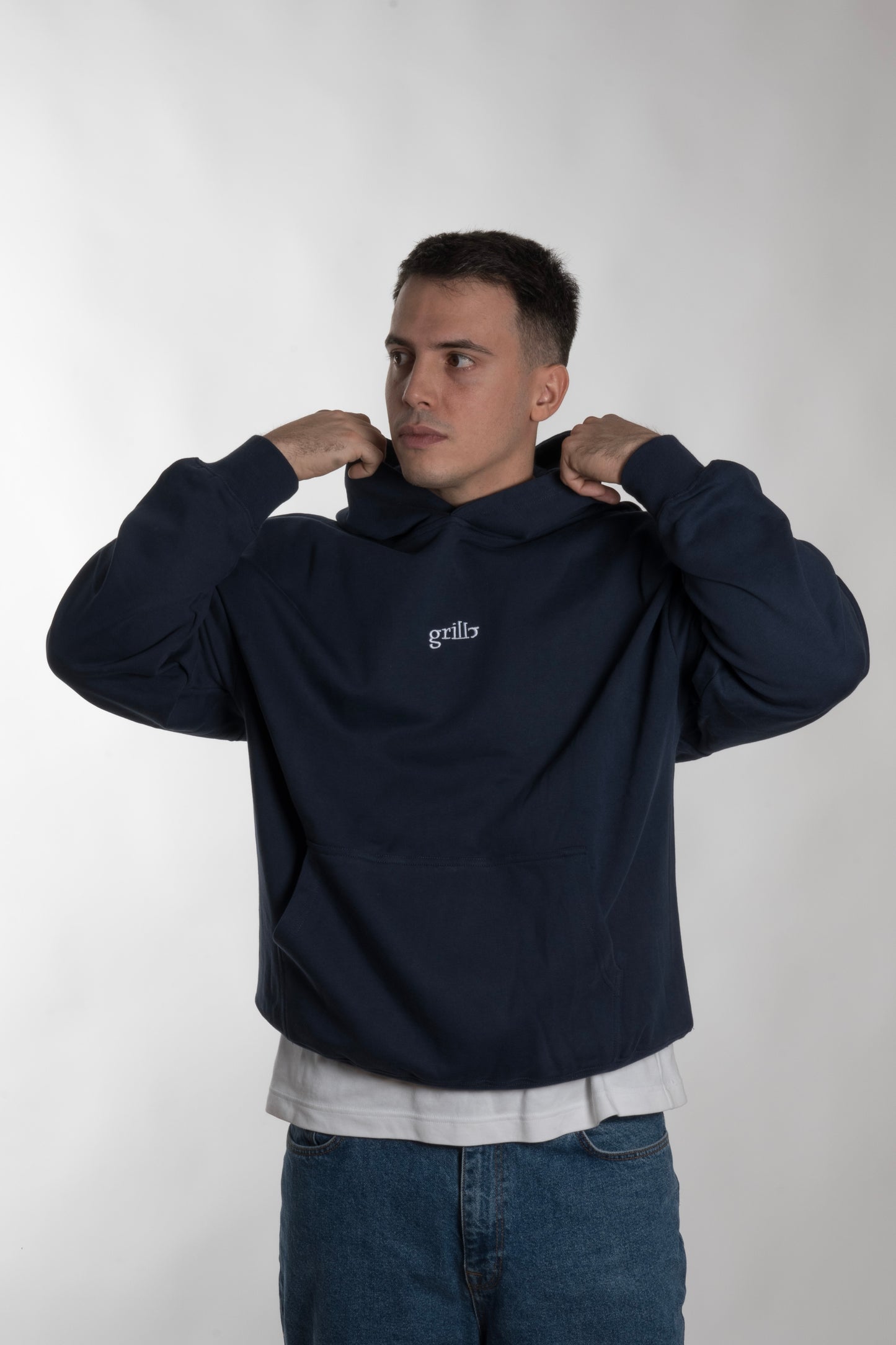 ICON NAVY BLUE HOODIE