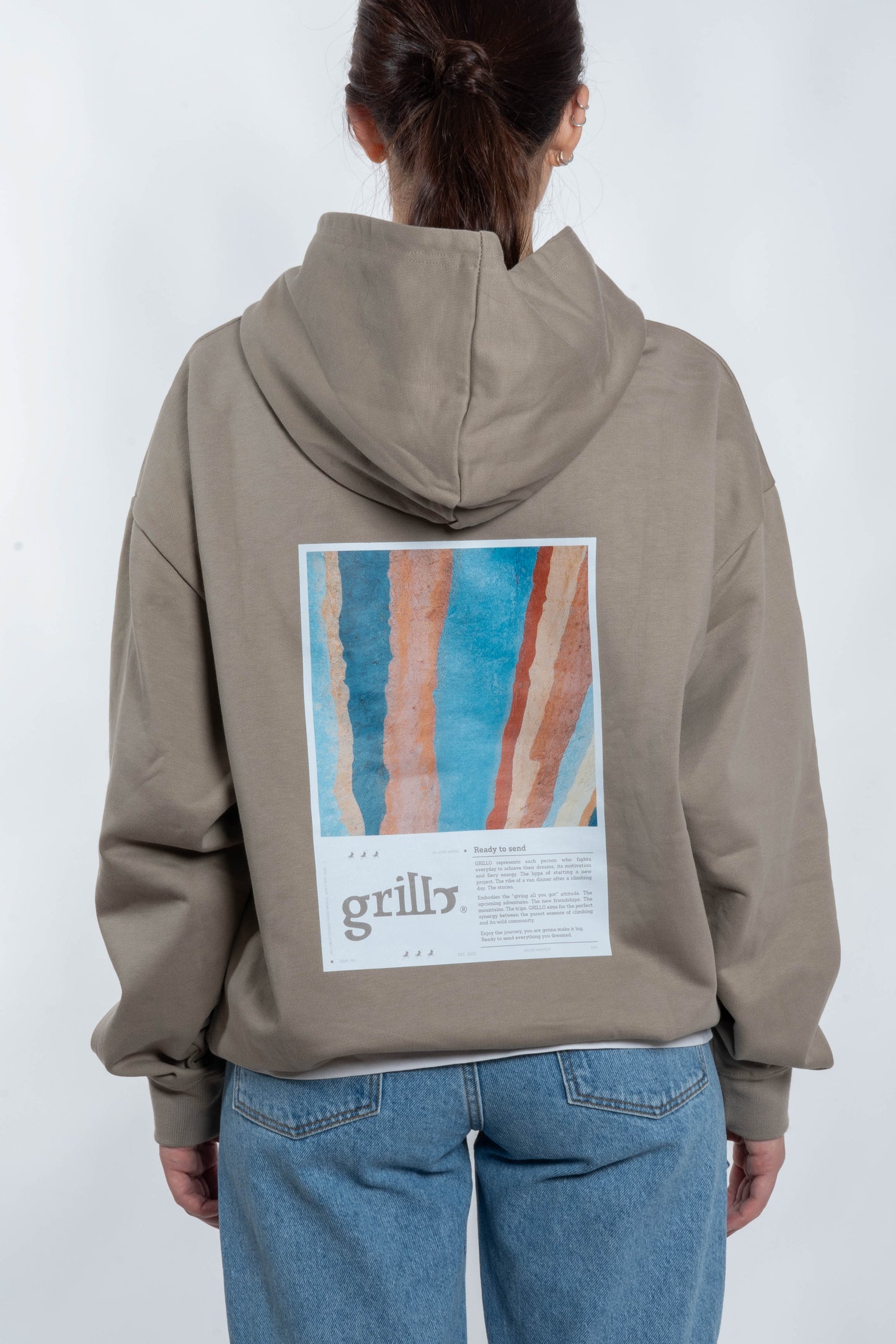 CÉÜSE KHAKI HOODIE