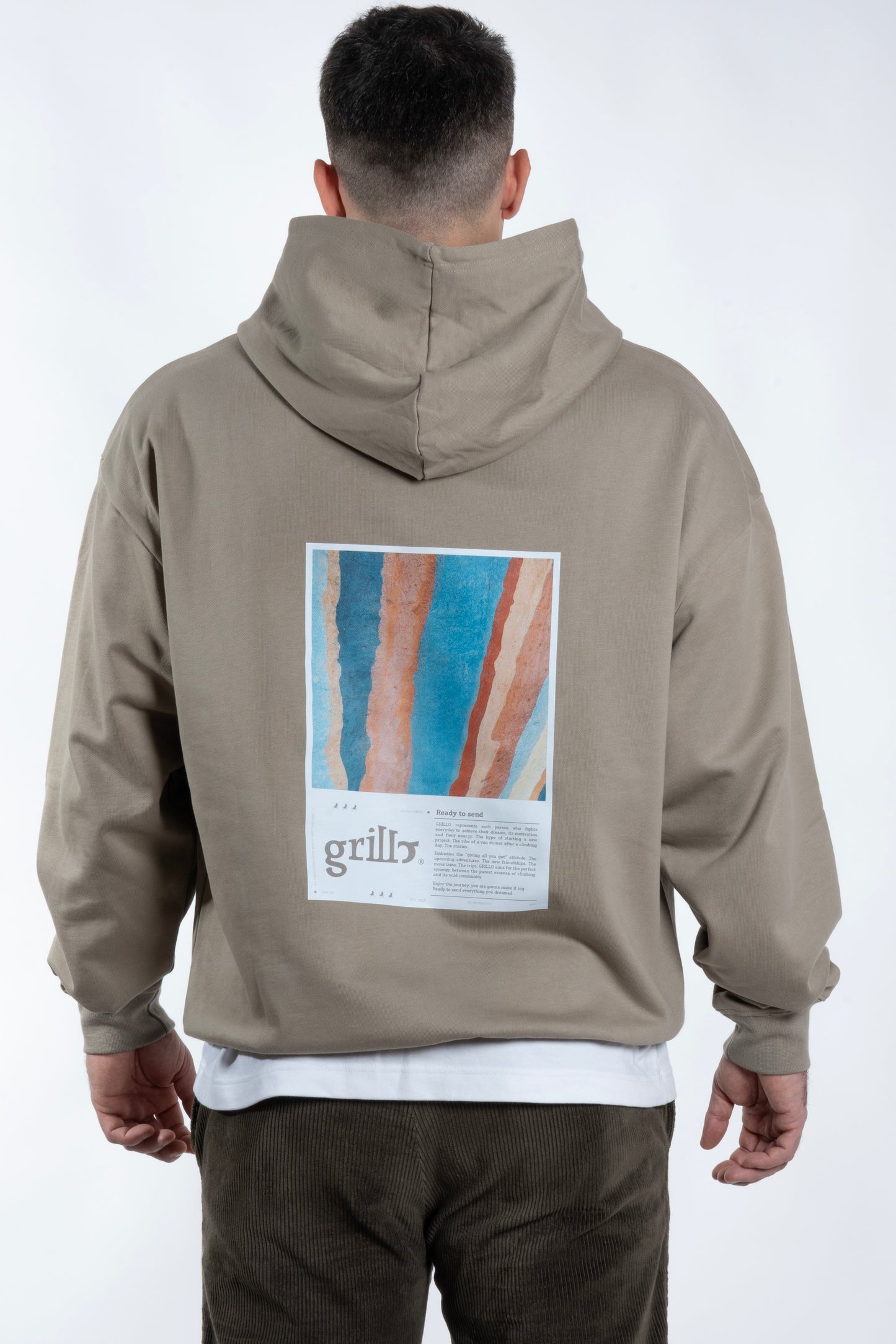 CÉÜSE KHAKI HOODIE