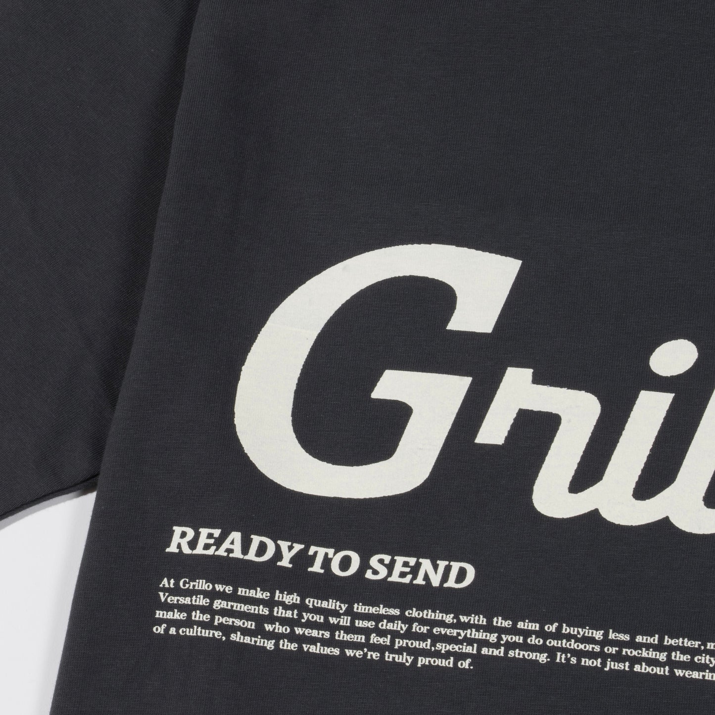 READY TO SEND DARK GREY T-SHIRT